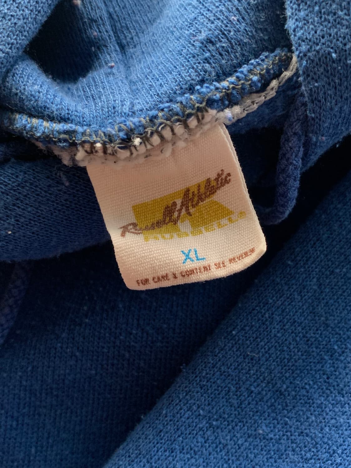 70s 러셀 애슬레틱 튜블러 스웻 후디 블루 상품이미지7