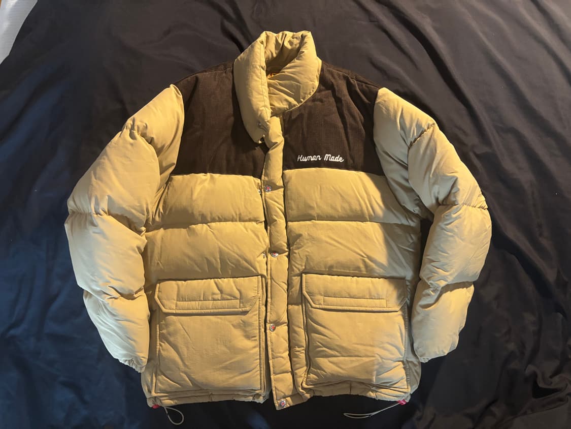 휴먼메이드 다운 패딩 자켓 베이지 xl 상품이미지1