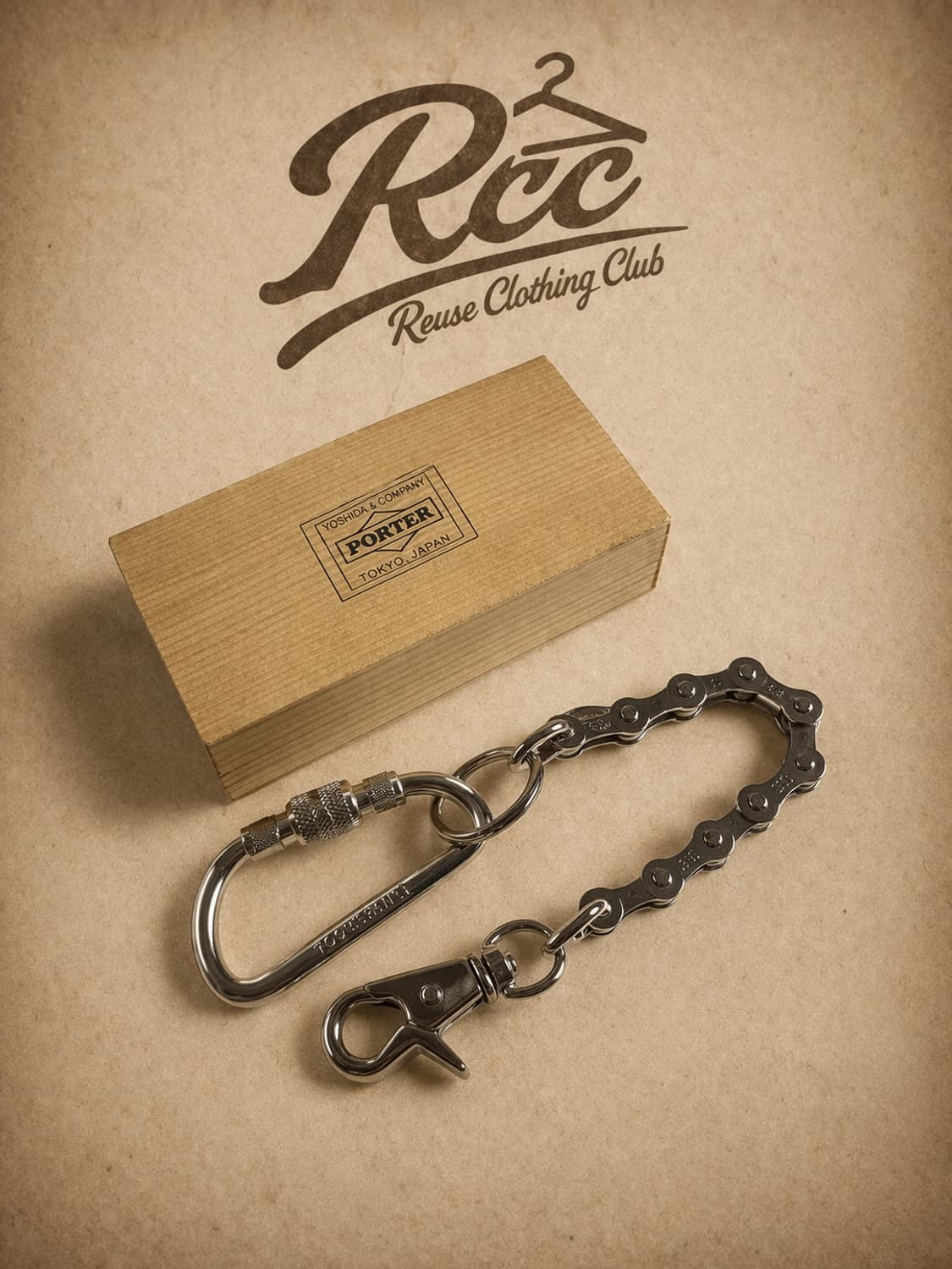 요시다 포터 바이시클 체인 키링 상품이미지1