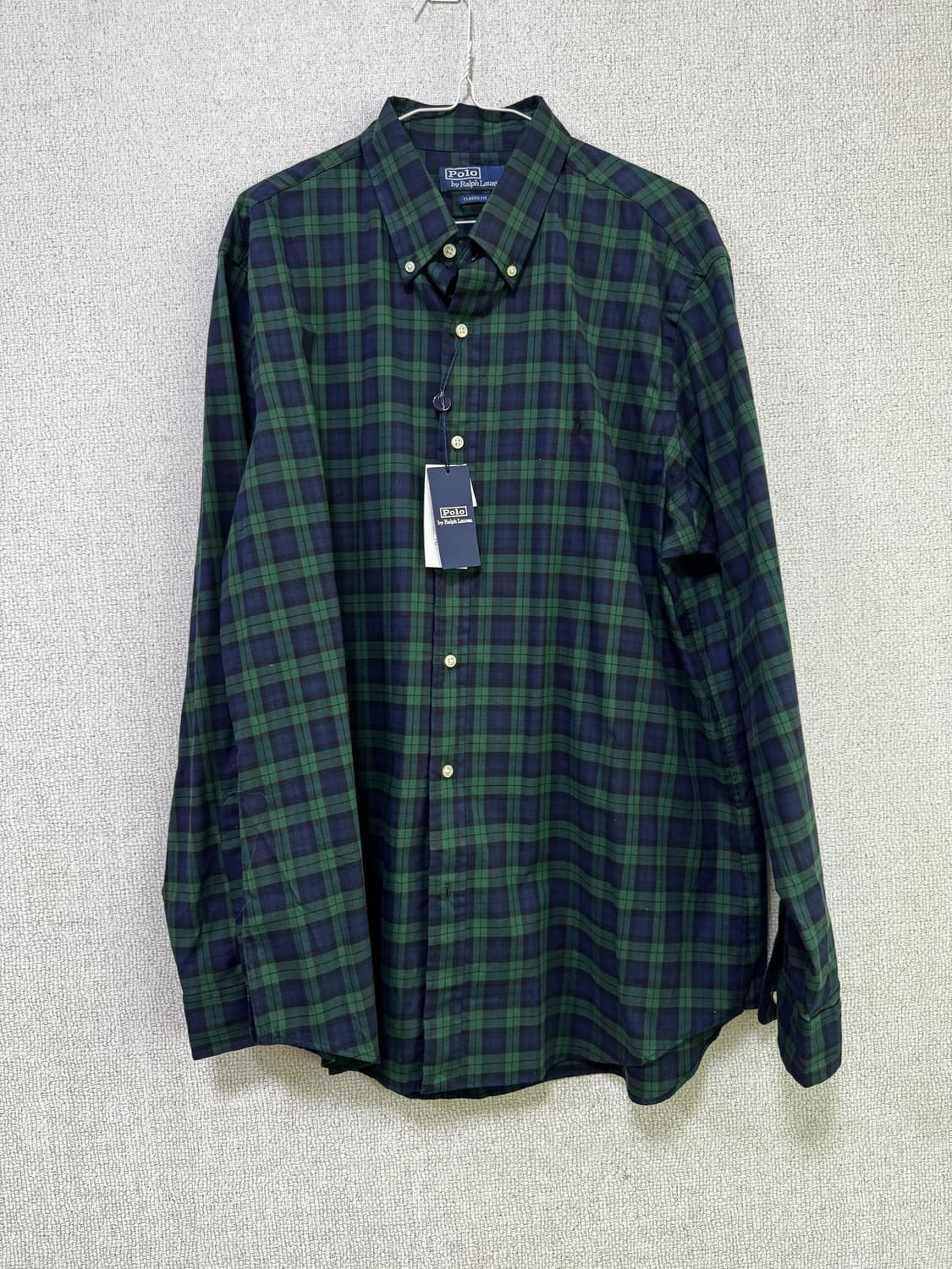 폴로 랄프로렌 체크 셔츠 XL ( 새제품) 상품이미지1