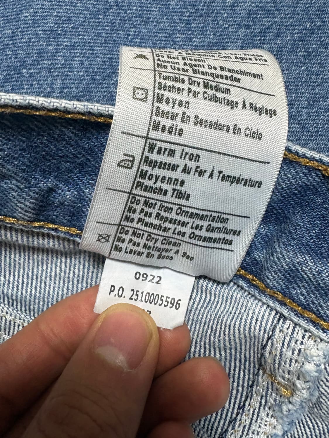 칼하트 릴렉스핏 데님팬츠 34 상품이미지4