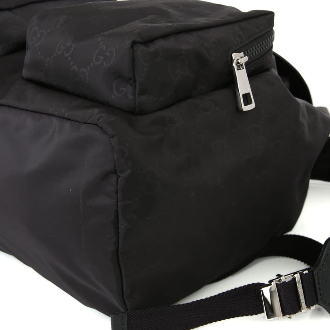 구찌 GG로고 블랙 나일론 백팩 여자백팩 510343 상품이미지8