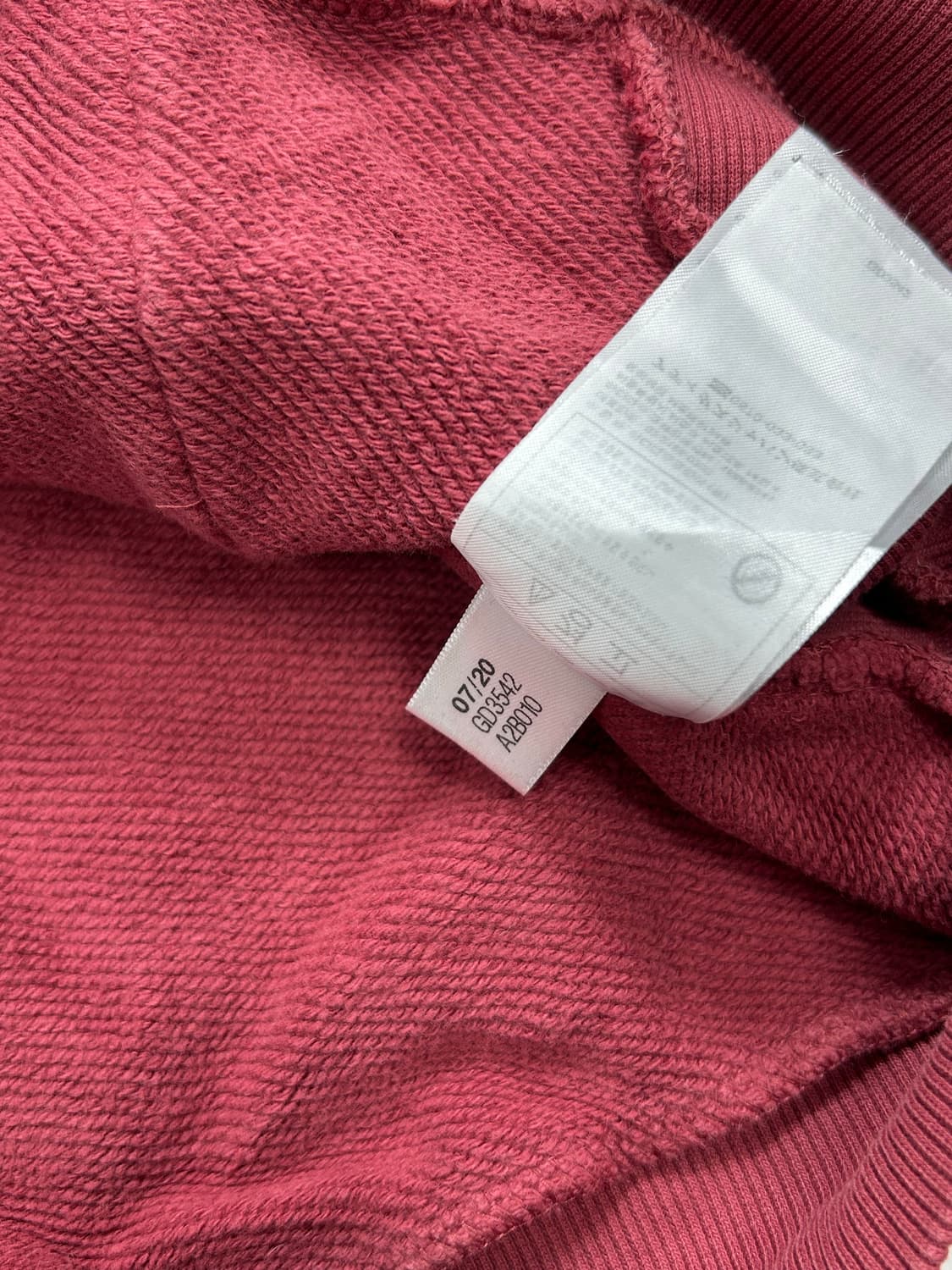 아디다스 슈무 버건디 후드티 L 상품이미지7