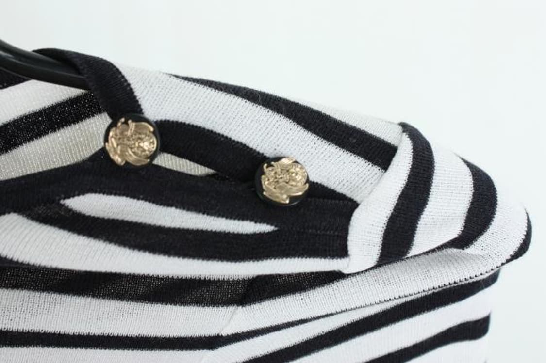 CHANEL 스트라이프 롱 슬리브 티 상품이미지5