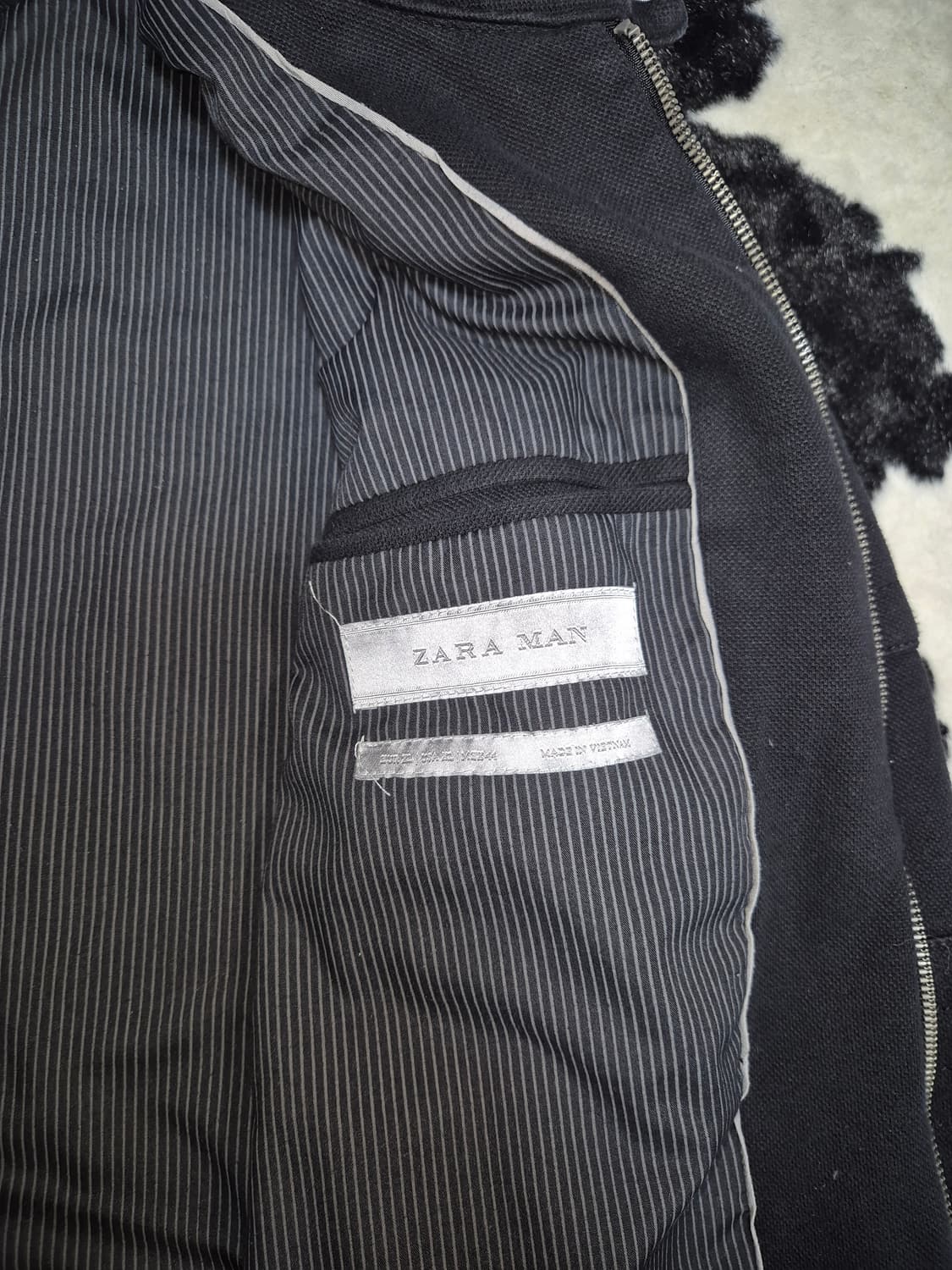 자라 코튼 싱글 라이더 자켓 XL 상품이미지2