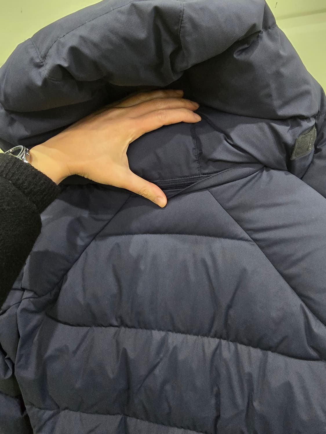 뉴발란스 네이비 남녀공용 패딩 점퍼 상품이미지7