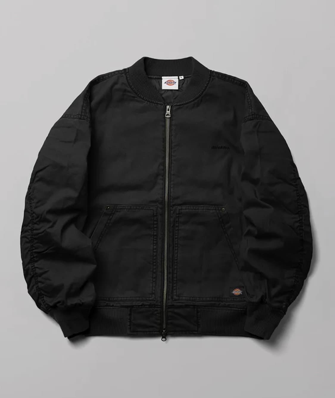 [디키즈] 가먼트 다이드 봄버 자켓 블랙 XL (데드스탁) 상품이미지4