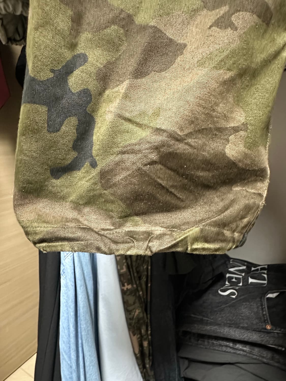 일본판 그라미치 카모플라쥬 팬츠 L 상품이미지5