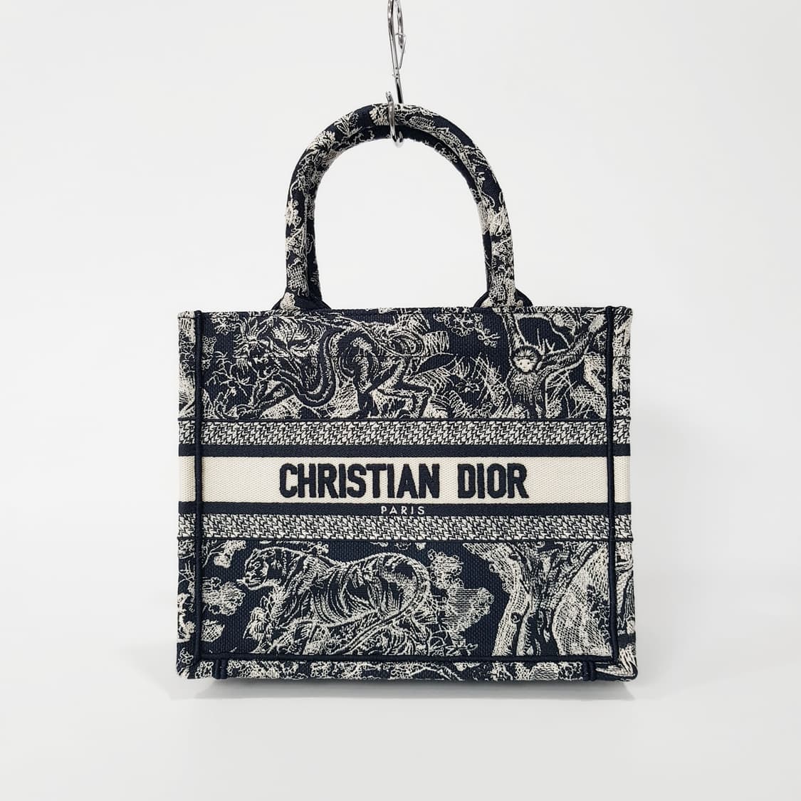 디올 북 토트백 스몰 뜨왈 드 주이 리버스 자수 상품이미지1