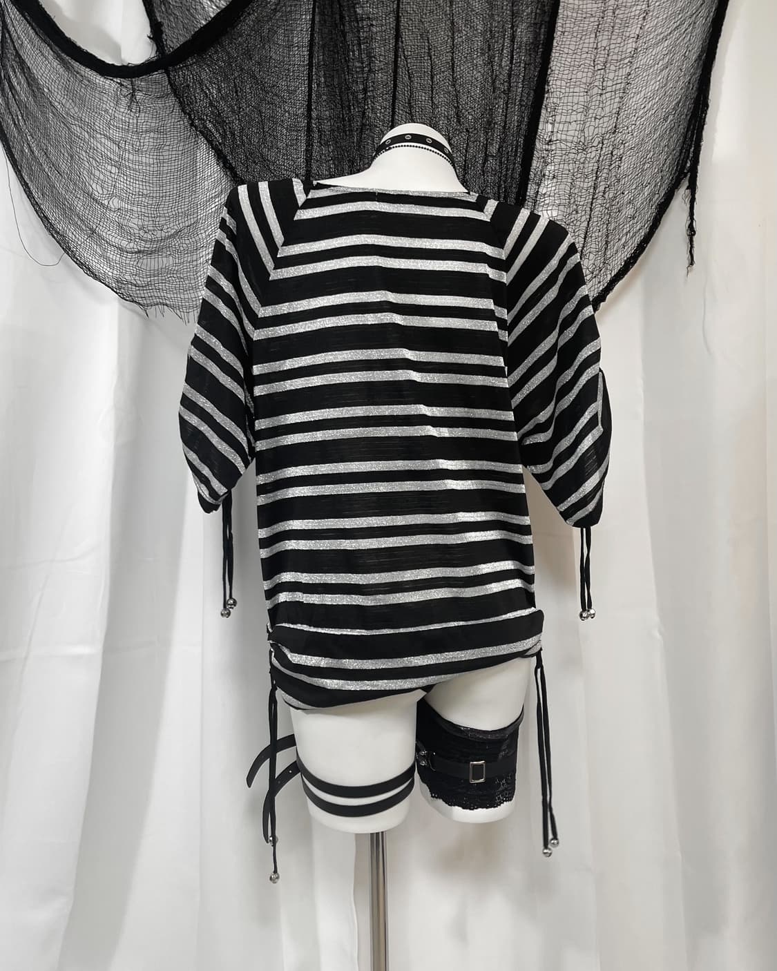 stripe shirring t-shirt 상품이미지4