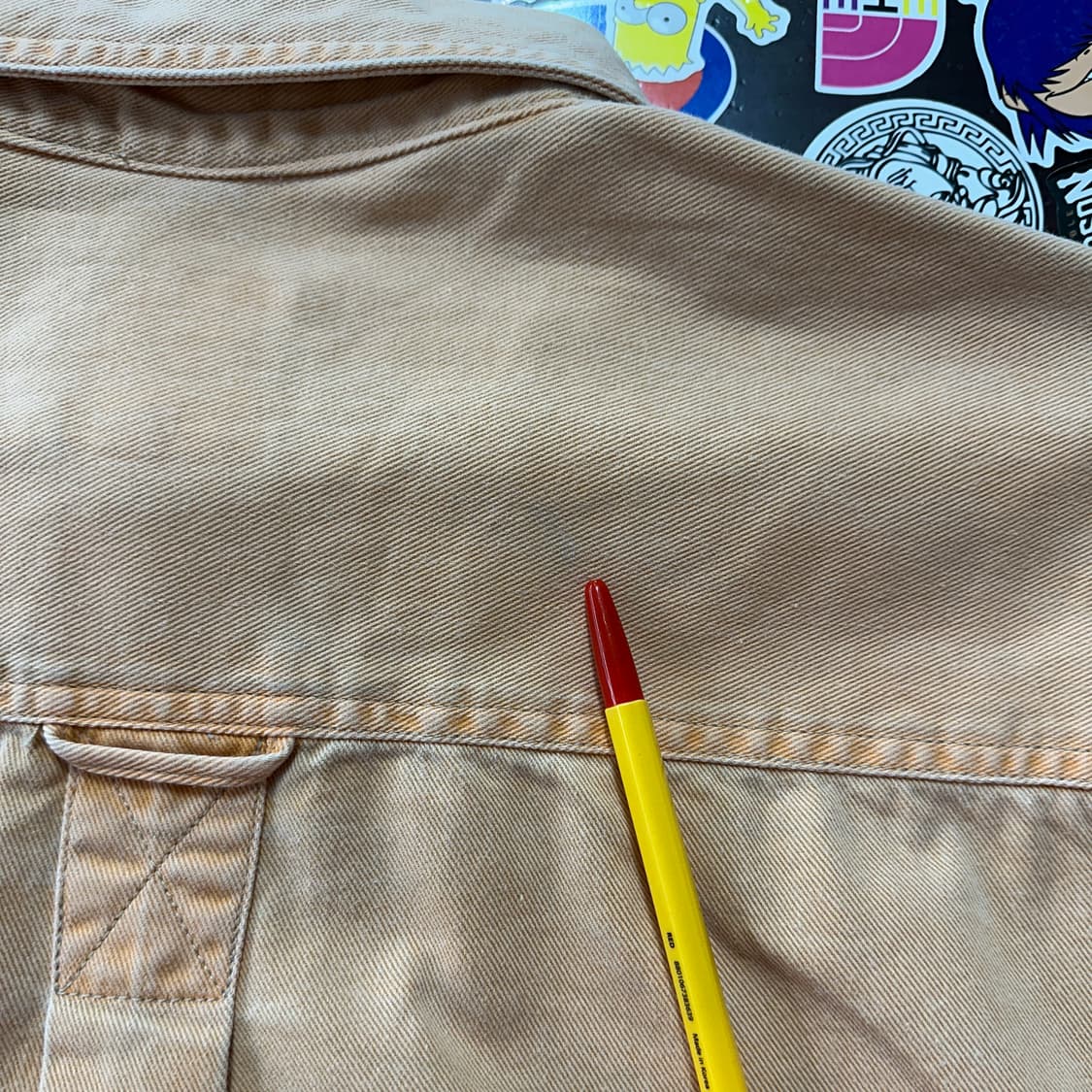 8~90s 올드 갭 코튼 트윌 워크 셔츠 L 상품이미지7