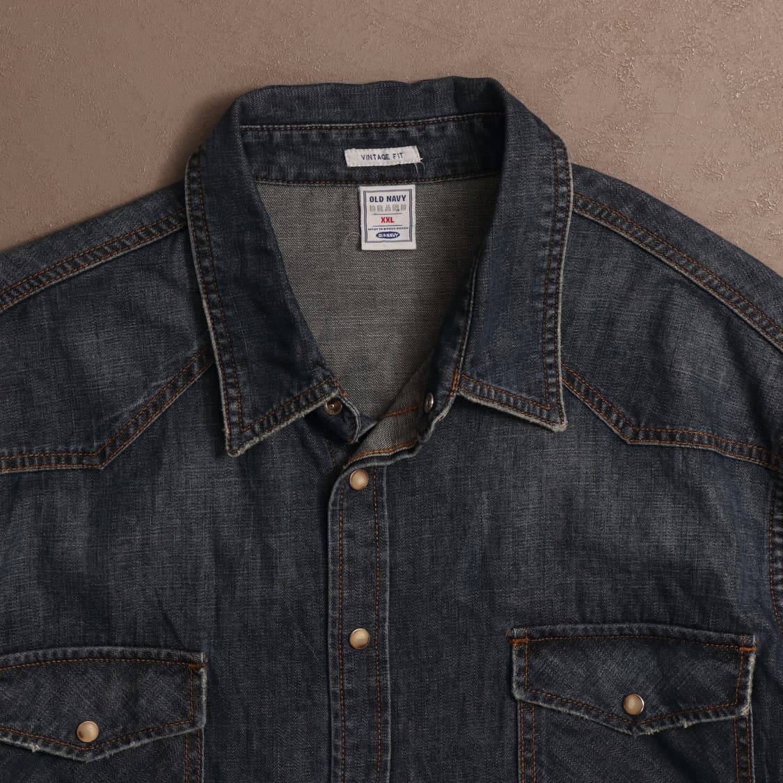 90's 올드네이비 데님 웨스턴 셔츠 A1565 상품이미지2
