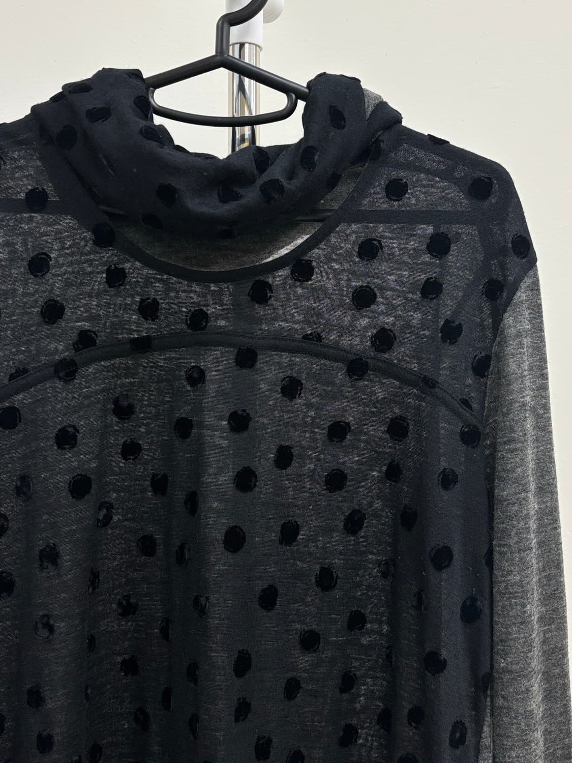 빈티지 도트 이너 롱슬리브 상품이미지7