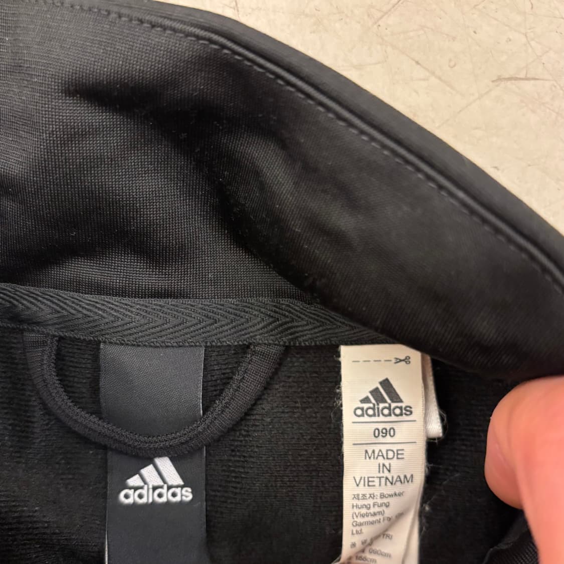 아디다스 블랙 트랙탑 져지 상품이미지3
