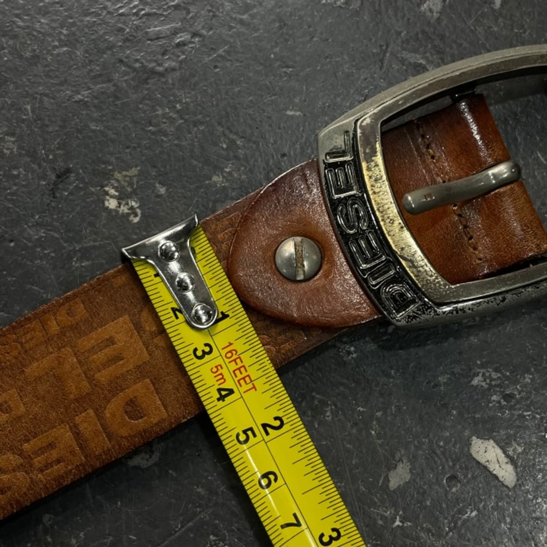 디젤 레더 웨스턴 벨트 상품이미지5