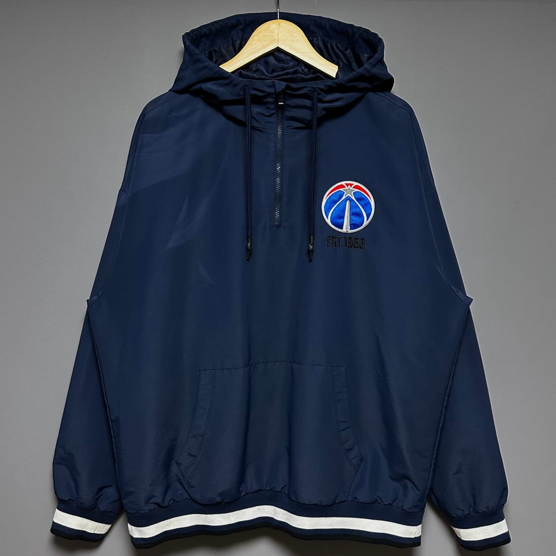 [2XL]NBA 워싱턴 마스코트 아노락 바람막이 상품이미지1