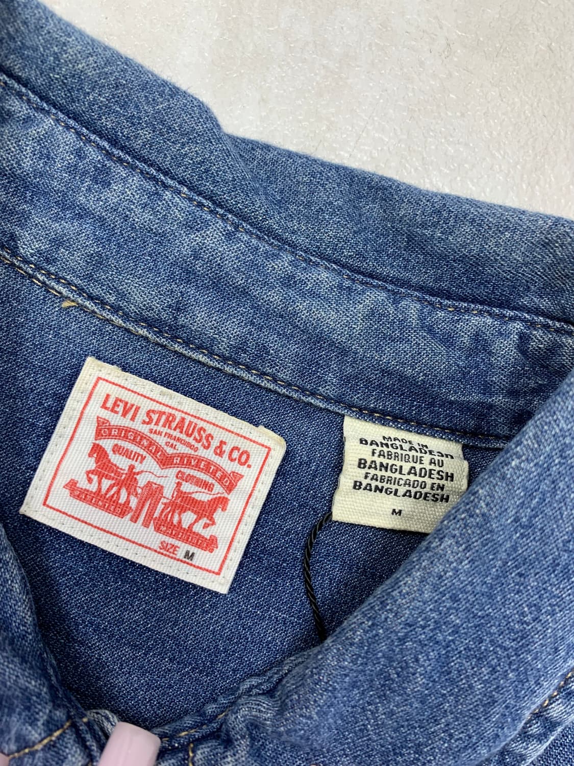 리바이스 데님 셔츠 #681 상품이미지4