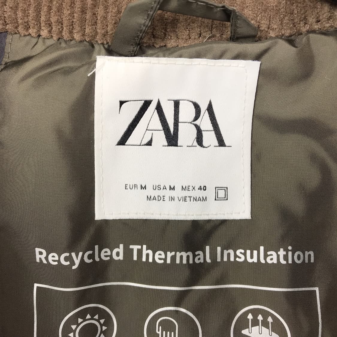 자라 ZARA 바버스타일 퀼팅 점퍼 자켓 남성M 상품이미지7