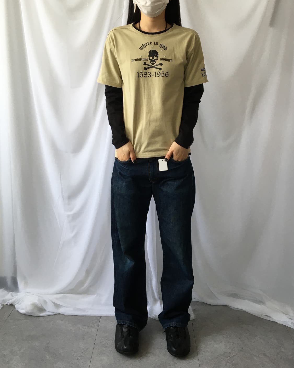 Layered t shirt sleeve 상품이미지1