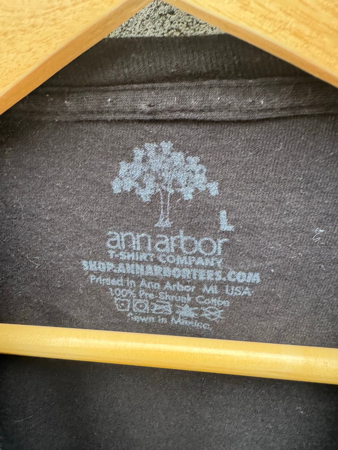 Annarbor 빈티지 해골 본 프린팅 반팔 티셔츠 L 상품이미지4