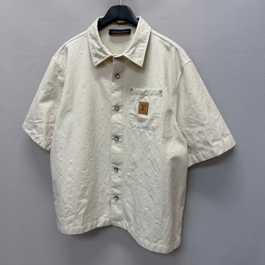 루이비통 실크 블렌드 쇼트 슬리브드 셔츠 ( 110 ) 상품이미지3