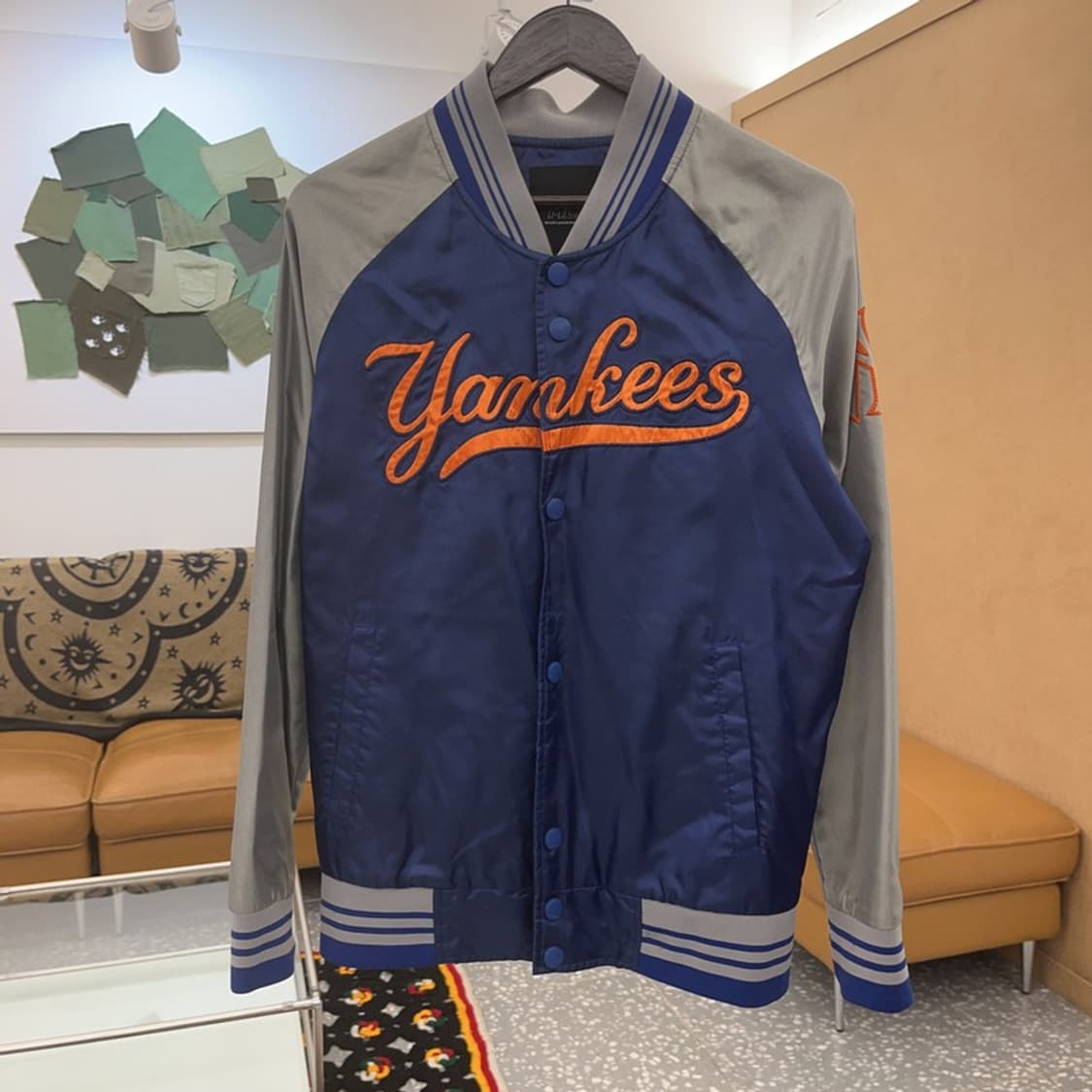 MLB 올드스쿨 레트로 뉴욕양키스 바시티자켓 95 C07776 상품이미지3