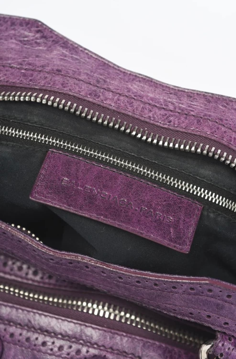 2010s 발렌시아가 퍼플 자이언트 모터백 정품 상품이미지8