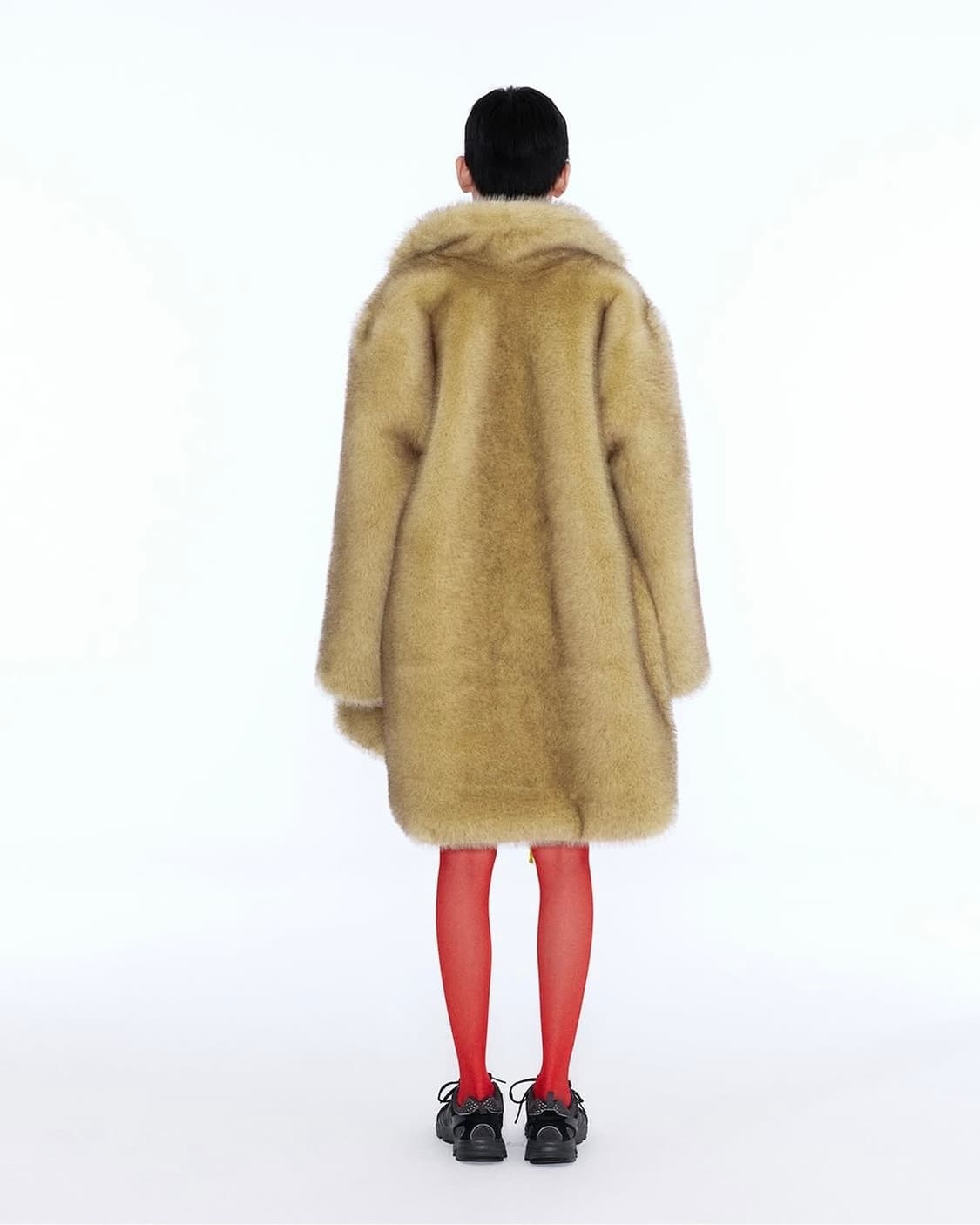 [새상품] 낸시부 더블 브레스티드 퍼 코트 상품이미지6