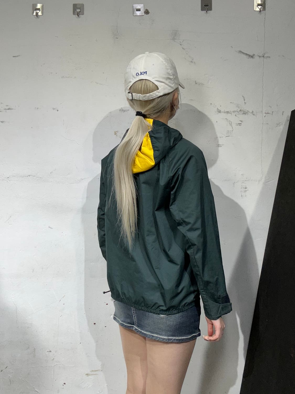 나이키 카키 아노락 후드 바람막이 트랙 아노락 자켓 M 상품이미지3