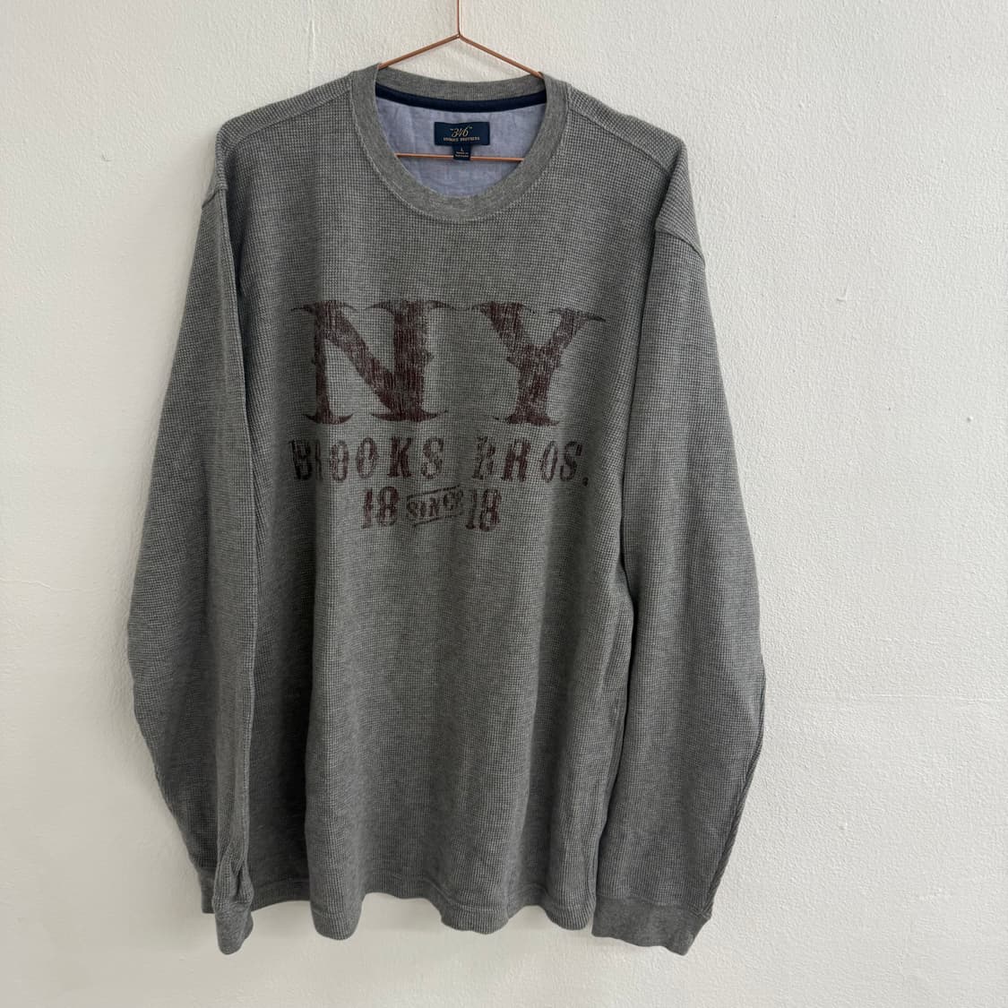 브룩스브라더스 NY 프린팅 니트 L 상품이미지1