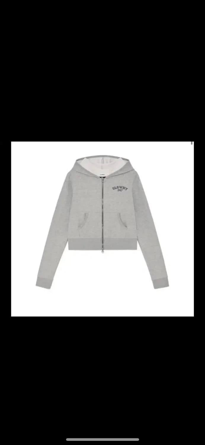 글로니 247 DAY SUNG 셋업 - 화이트 멜란지 상품이미지1