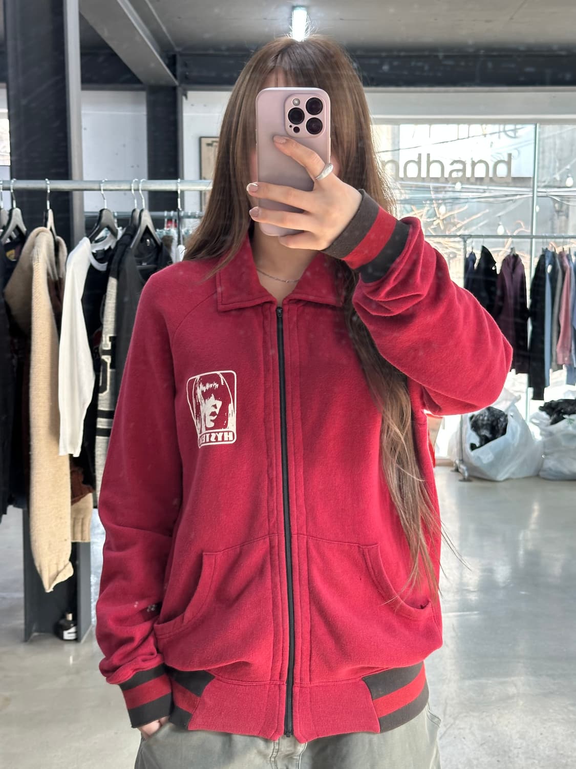 히스테릭글래머 Holy Rock백로고 트랙 코튼자켓 상품이미지4