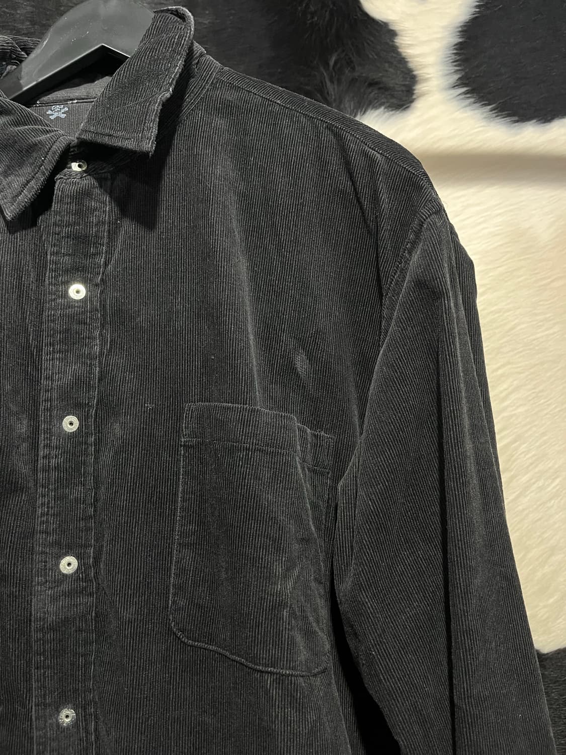 해골 코듀로이 리버시블 셔츠 상품이미지4