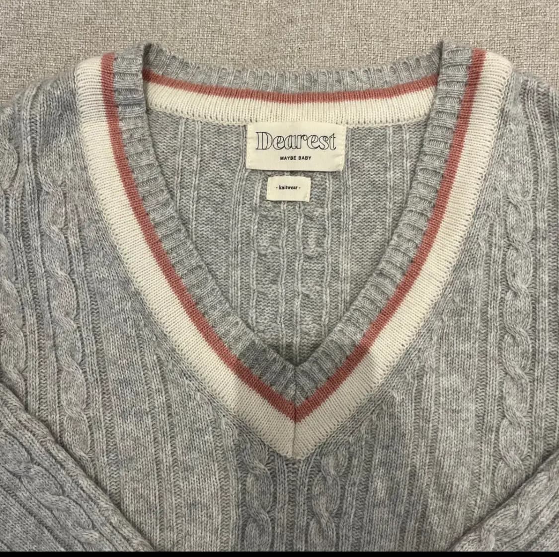메이비베이비 디어리스트 브이넥 니트 상품이미지4