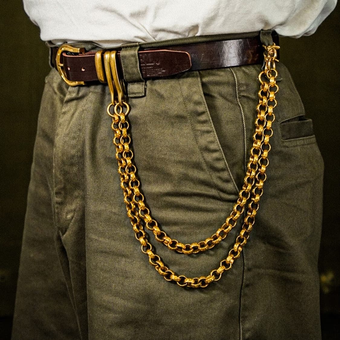 [Beyond Legacy] Hammered chain Brass 상품이미지1