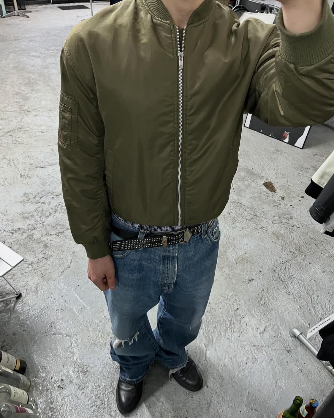 E hyphen worldgallery ma-1 bomber jacket 상품이미지2