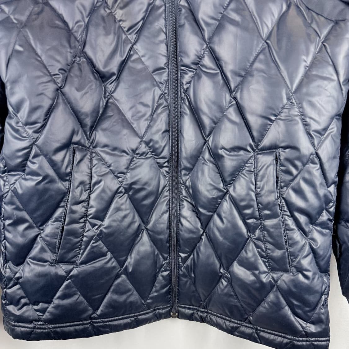 (48) 라코스테 퀄팅 덕다운 패딩 자켓 네이비 상품이미지4