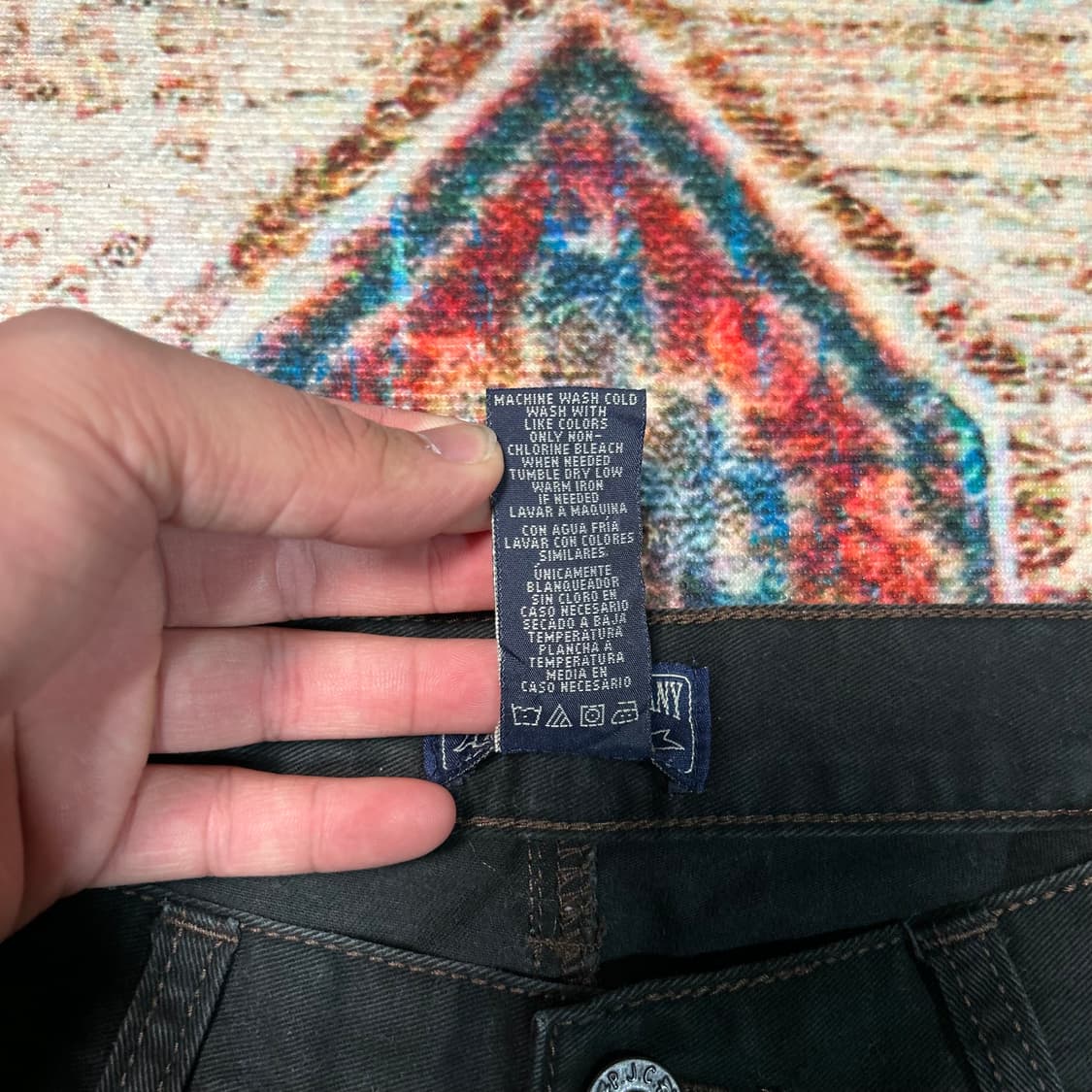 [30] 폴로 진컴퍼니 부츠컷 블랙 데님팬츠 상품이미지6