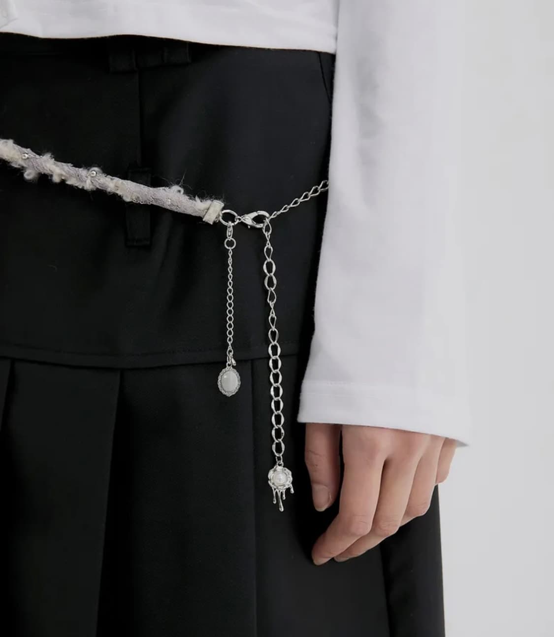 [정가이하] 플레어업 핸드메이드 체인 벨트 상품이미지1