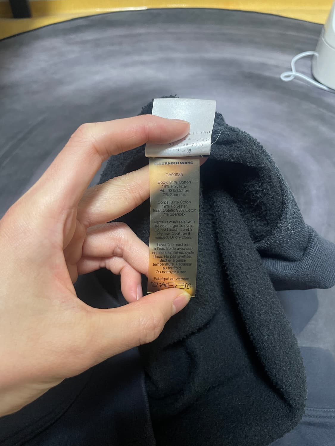 Alexander wang Curve Sewing Hoodie 상품이미지4