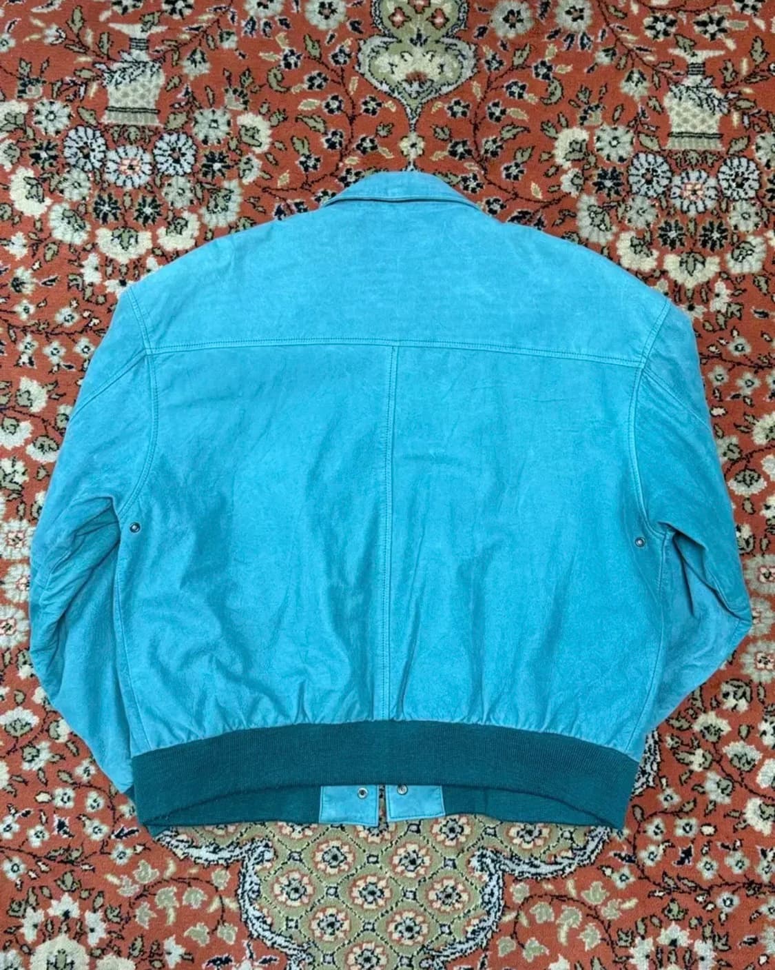 American Weekend 민트 스웨이드 블루종 A2자켓 L 상품이미지2