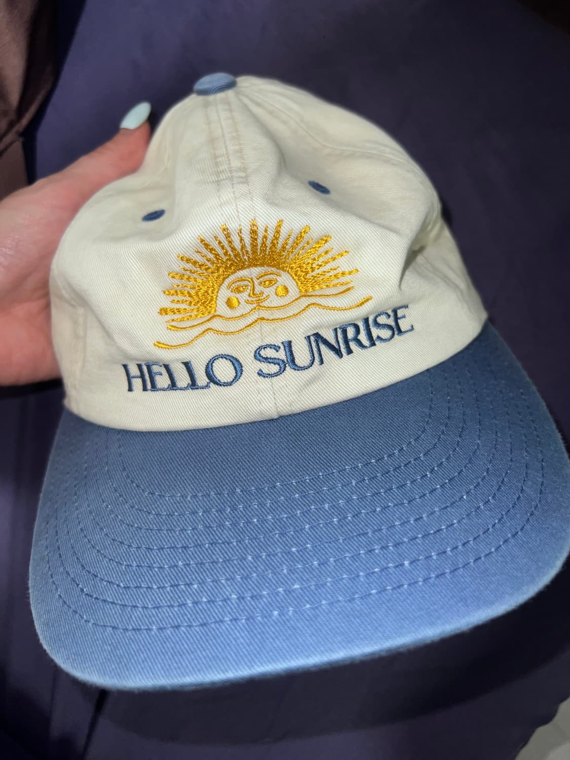 헬로썬라이즈 Two Tone Washed OG Logo 캡모자 상품이미지2