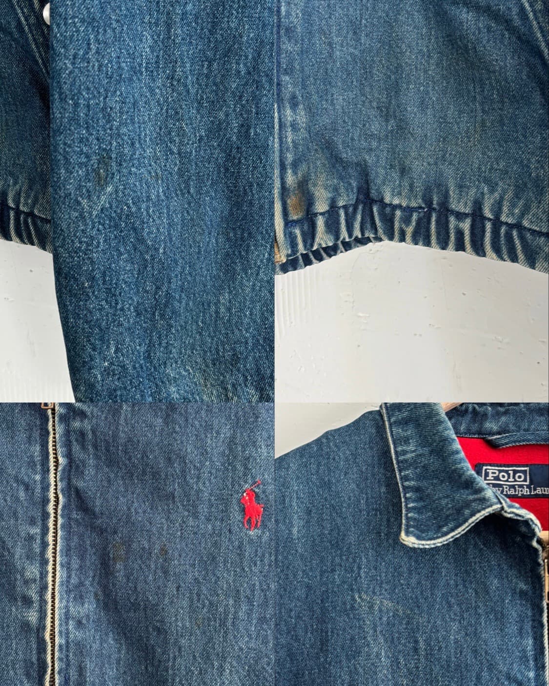 Polo 폴로 랄프로렌 90‘s 데님 스윙탑 자켓 상품이미지9