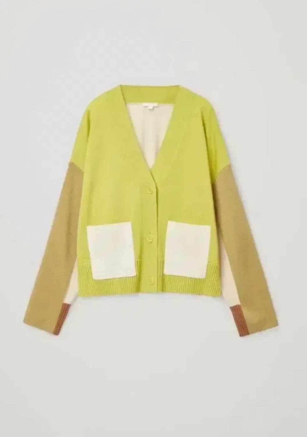 COS 코스 컬러 블록 니트 가디건55-88 F 상품이미지4