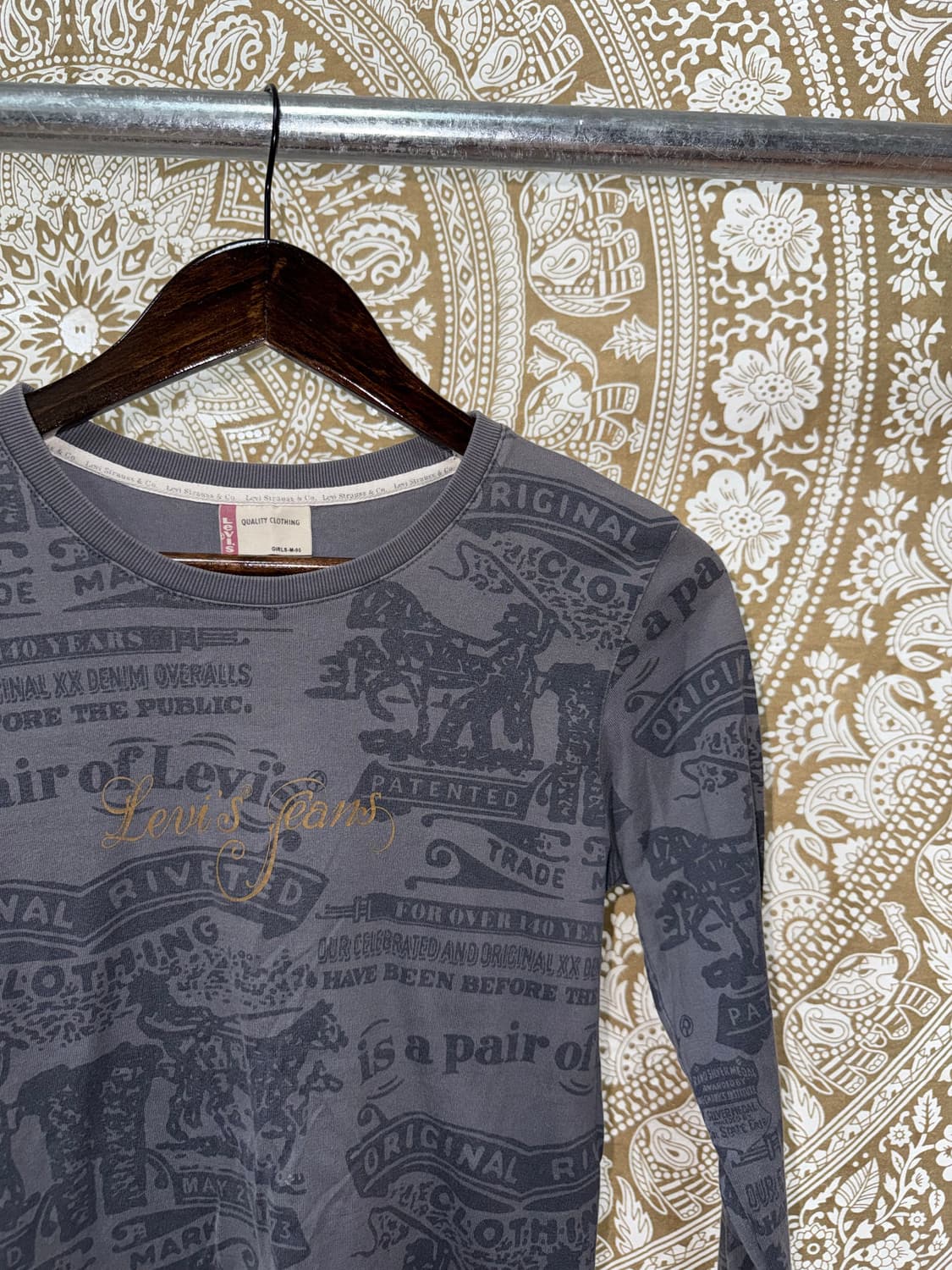 리바이스 프린팅 롱슬리브   상품이미지4