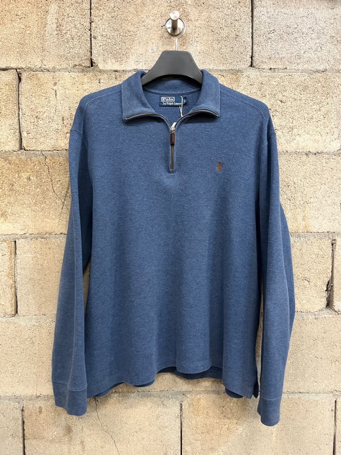 폴로 랄프 로렌 블루 하프 집업 니트 상품이미지1