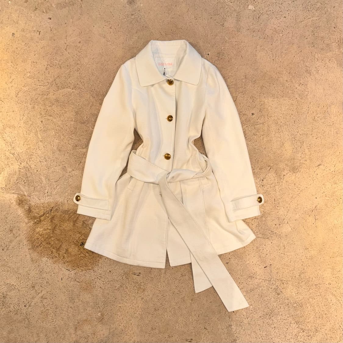 Liz Lisa 화이트 코트 (골드 버튼) 상품이미지4