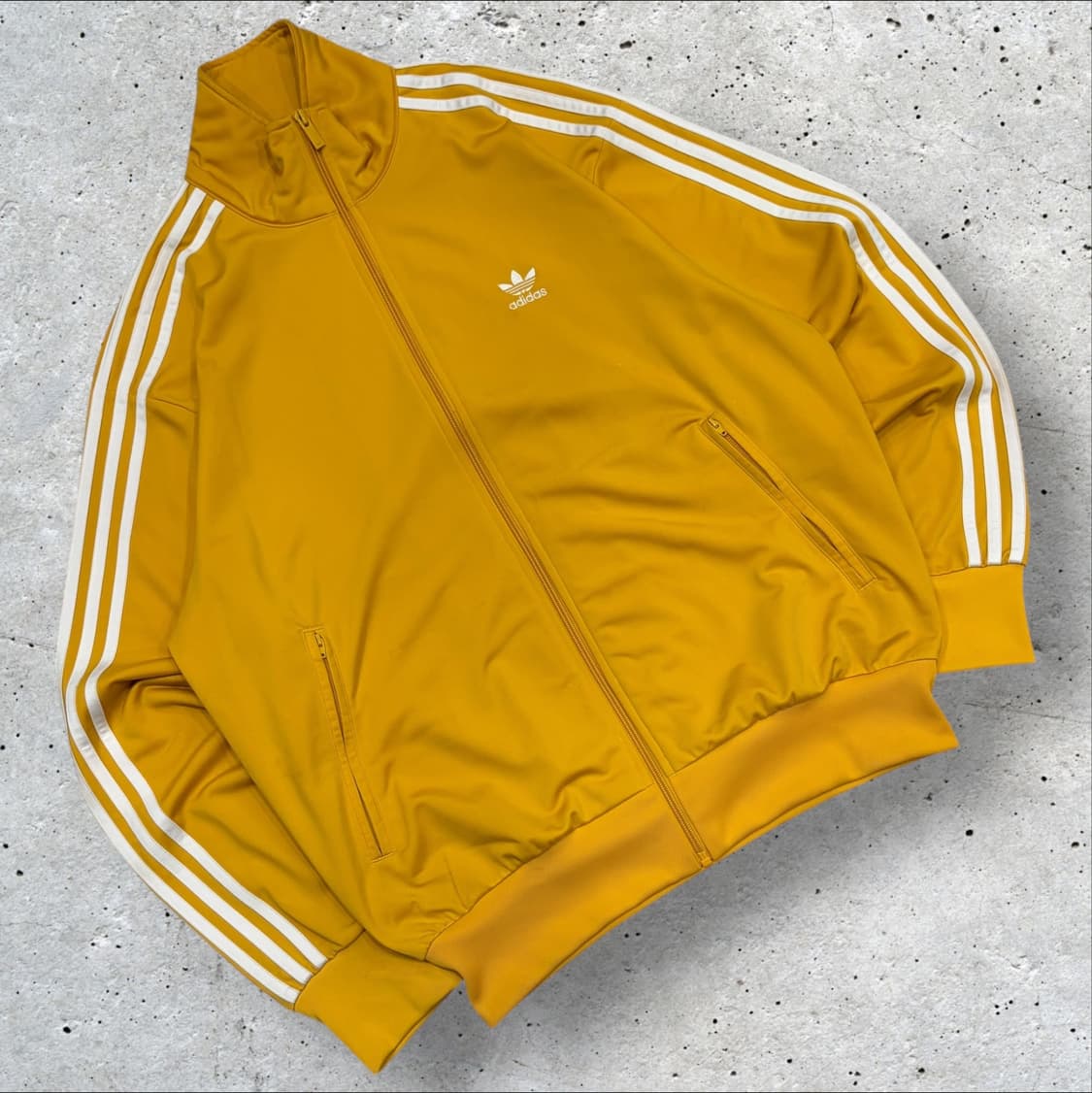 [L] 24s 아디다스 파이어버드 삼선 트랙탑 져지 옐로우 C356 상품이미지1