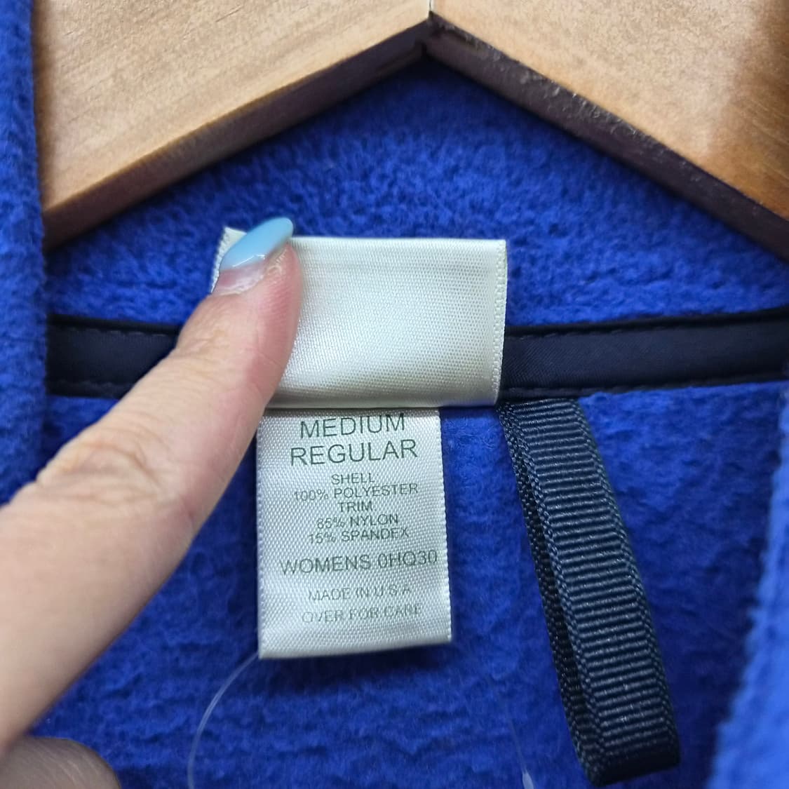 엘엘빈 클래식 플리스자켓 블루 남성 L 상품이미지4