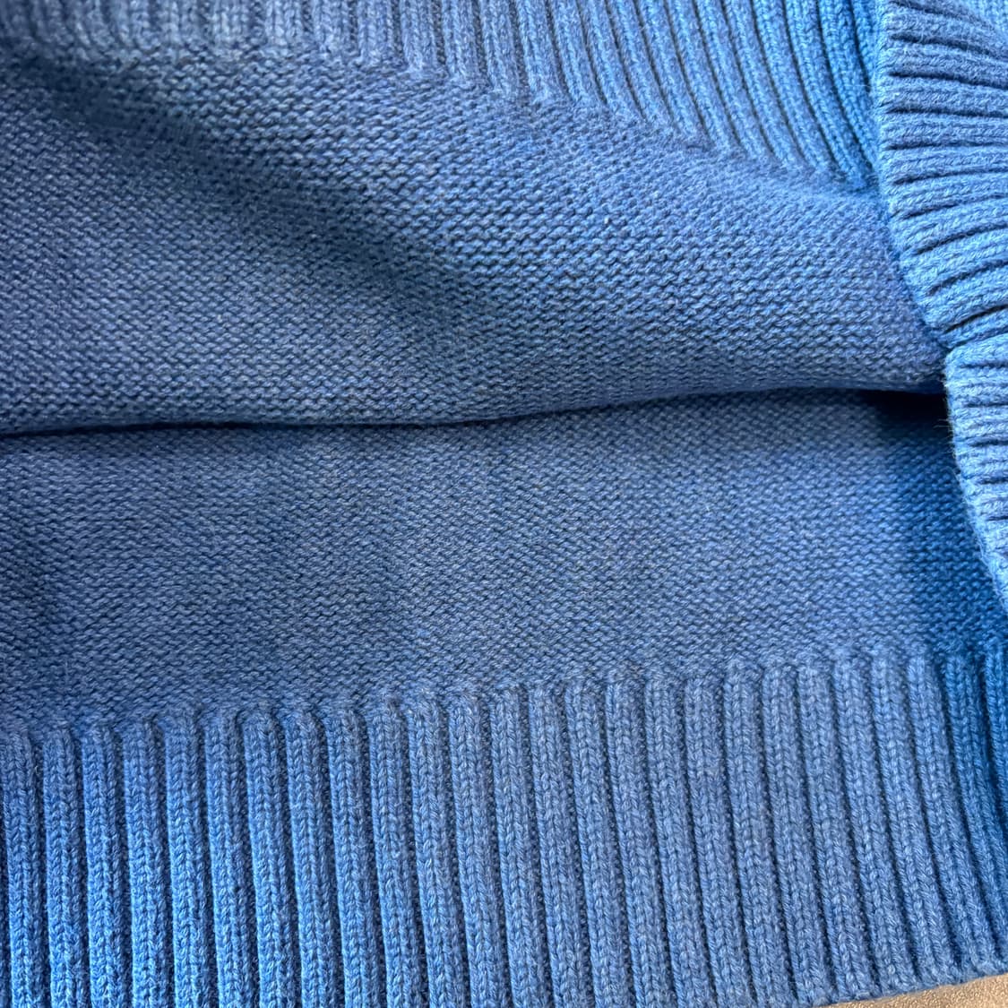 L.L.bean 정품 엘엘빈 블루 해비 코튼 니트 상품이미지6